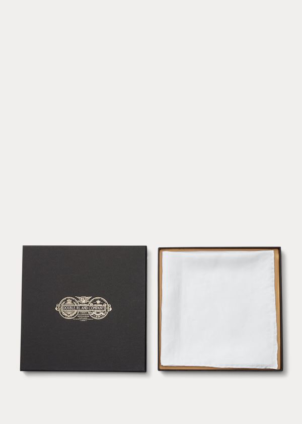 Men's Ralph Lauren Linen Pocket Square | 412897MQY